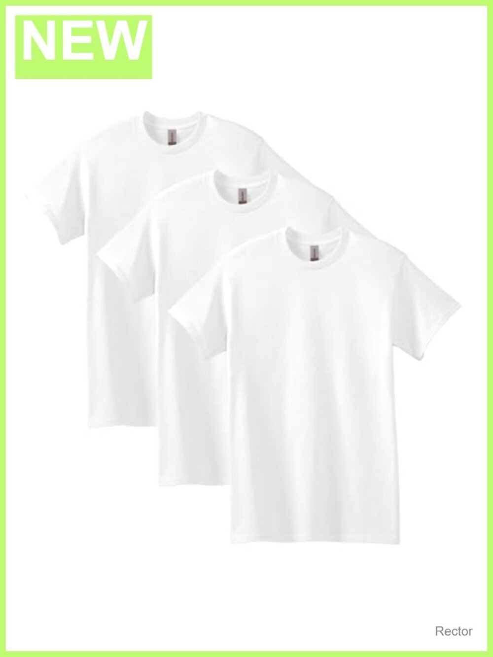 Heavy Cotton Crew Neck Short Sleeve T-Shirt Casual Work Tee